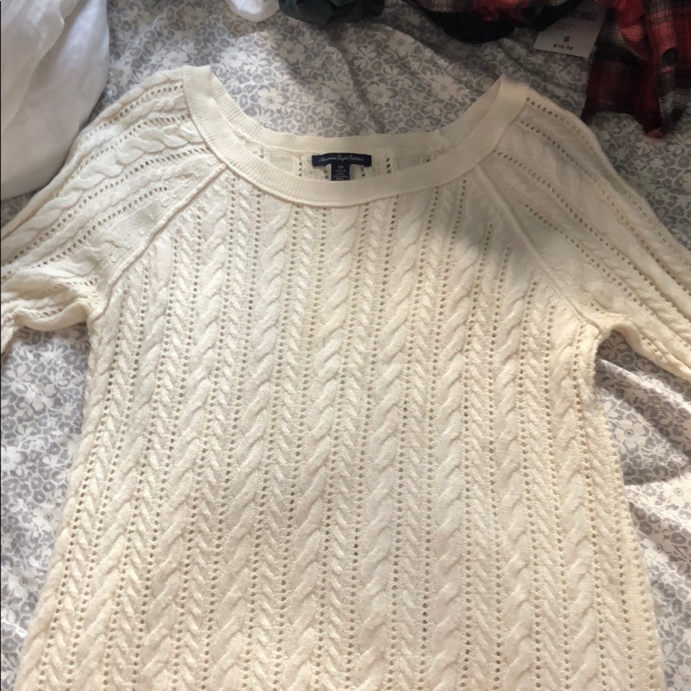 Cream sweater